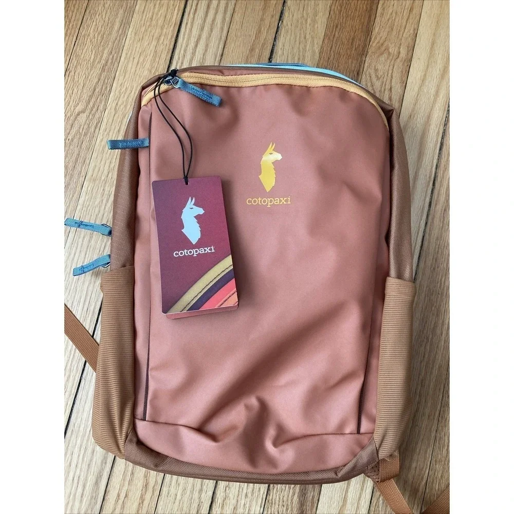 cotopaxi Orange Backpack with Yellow Logo